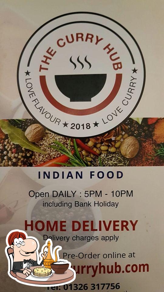 The Curry Hub in Falmouth Restaurant menu and reviews