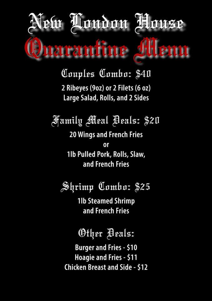 New London Steak House Hours