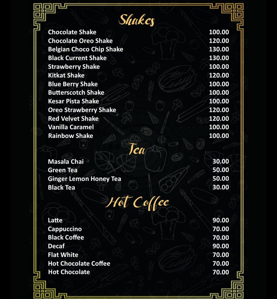 Menu at Pine & Dine Rooftop Cafe and lounge, Mathura
