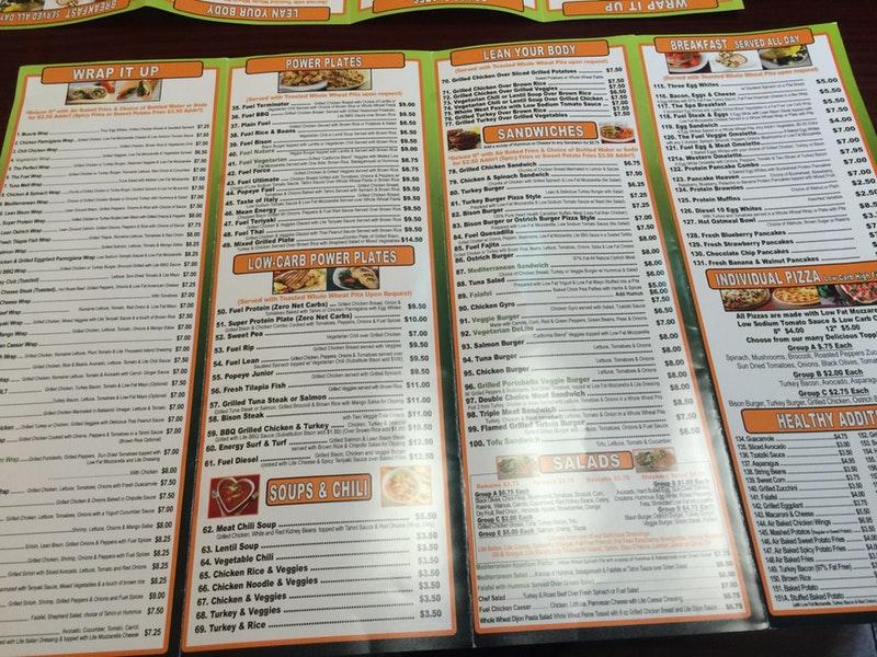Menu at Fuel Fever pub & bar, New York City, 18th Ave