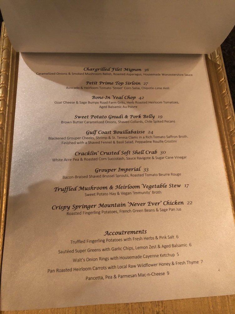 Menu at Savour pub & bar, Tallahassee