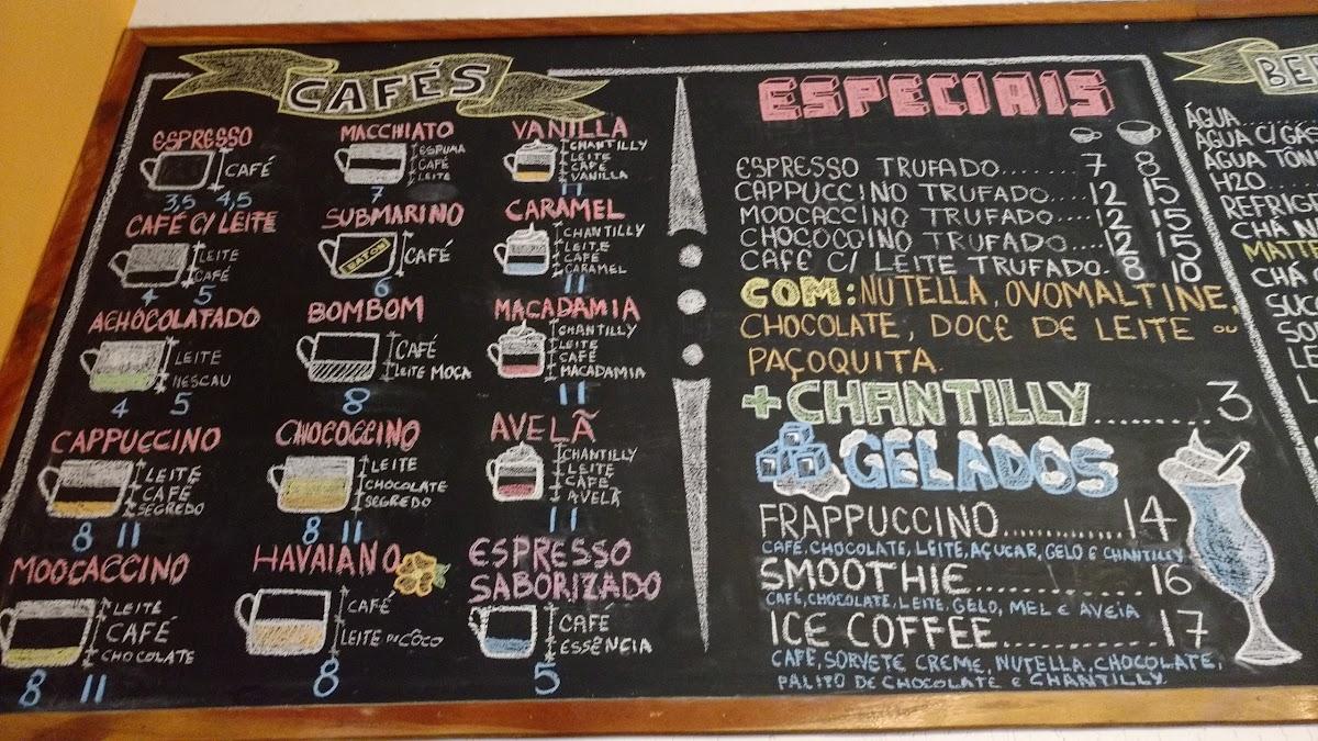 Seo Café cardápio