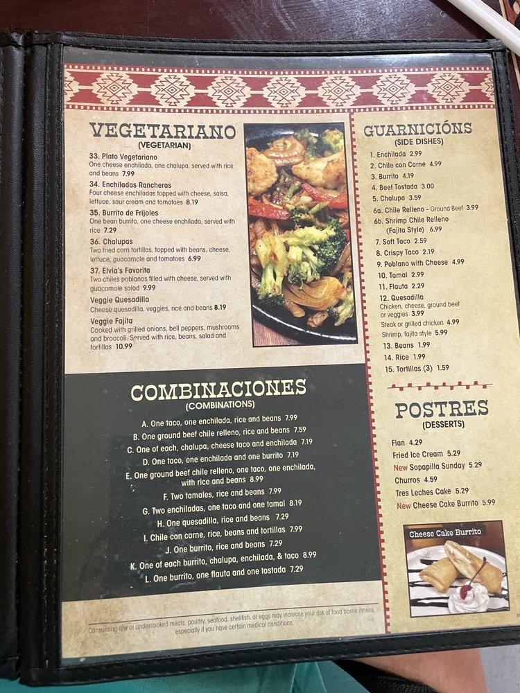 Menu At Agave Mexican Grill Restaurant Sneads