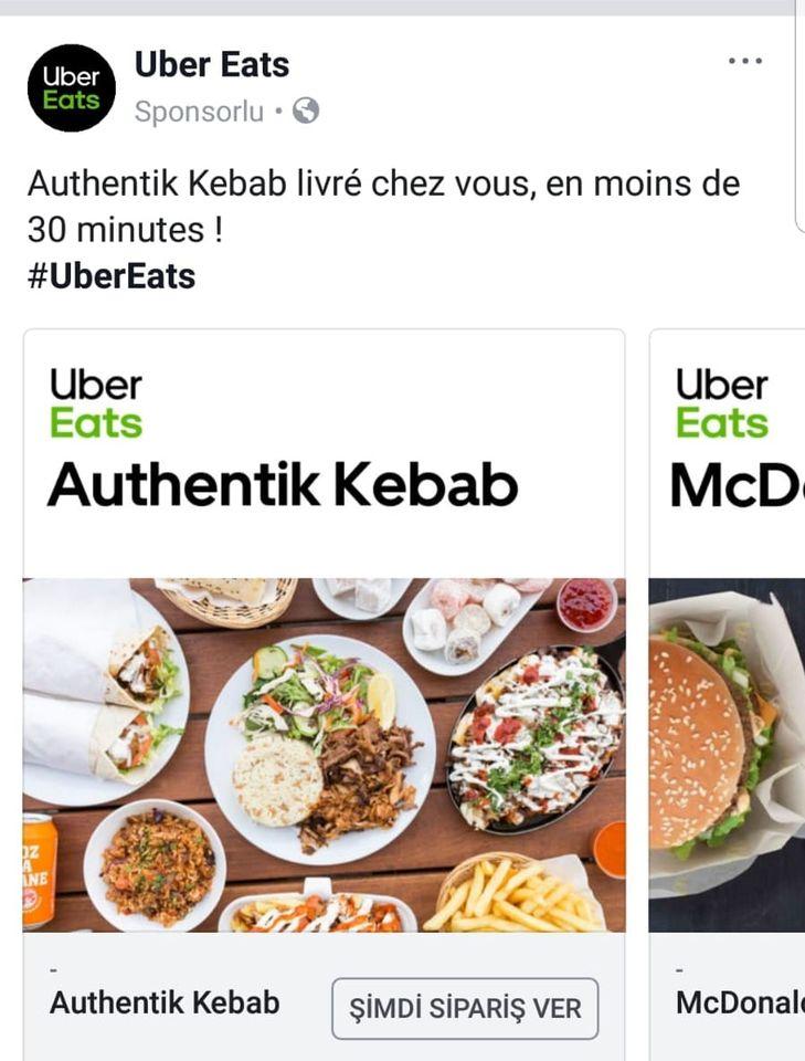 Menu at Authentik kebab fast food, Nancy