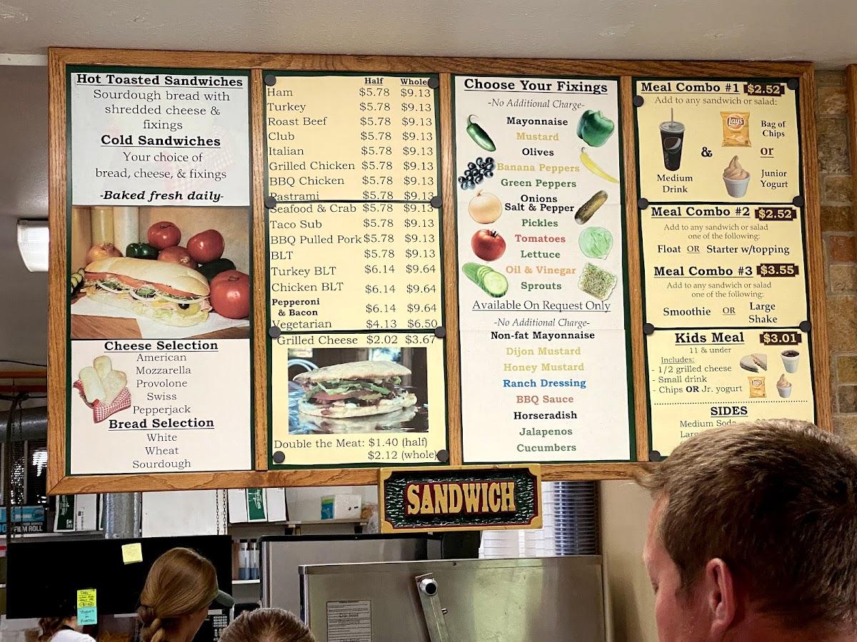 Menu at Millhollow Restaurant, Rexburg