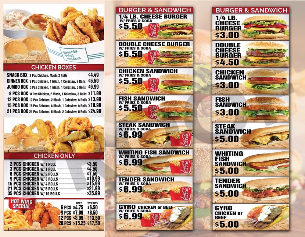 Order kennedy fried chicken Menu Delivery【Menu & Prices】