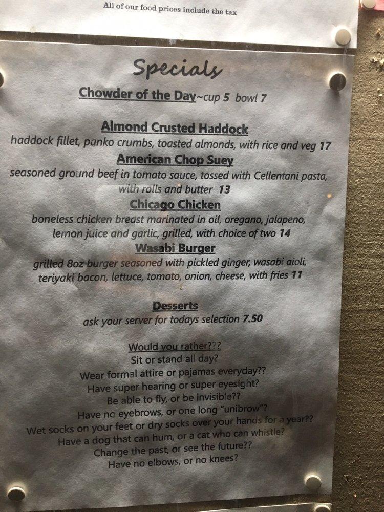 Menu at J D & Myers Best Friends pub &