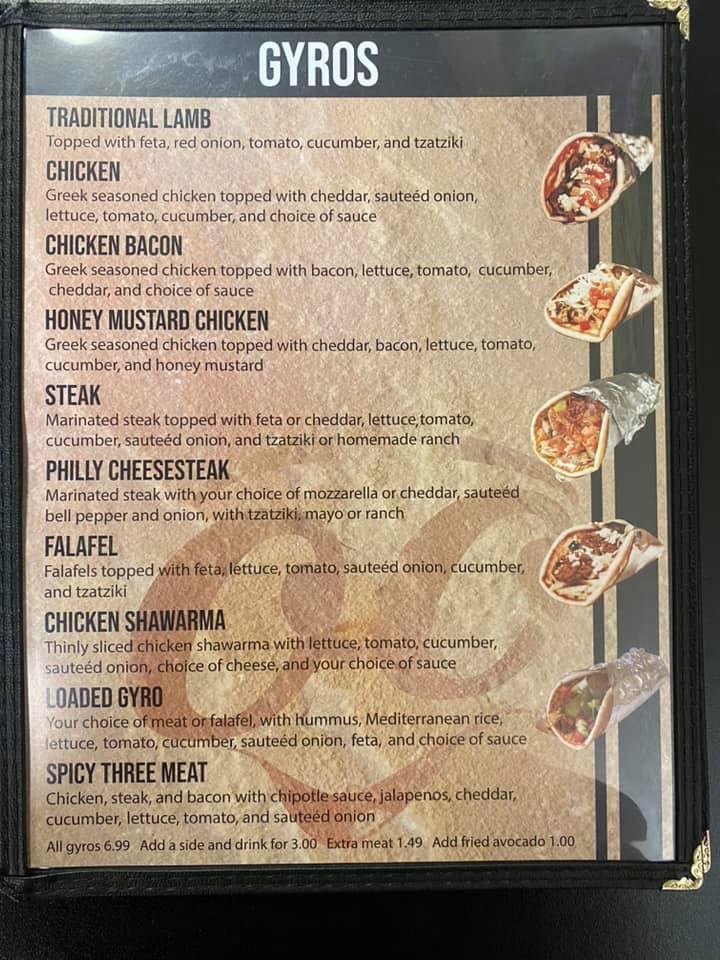 Menu at Foodies Restaurant & Grill, Russellville, E Parkway Dr