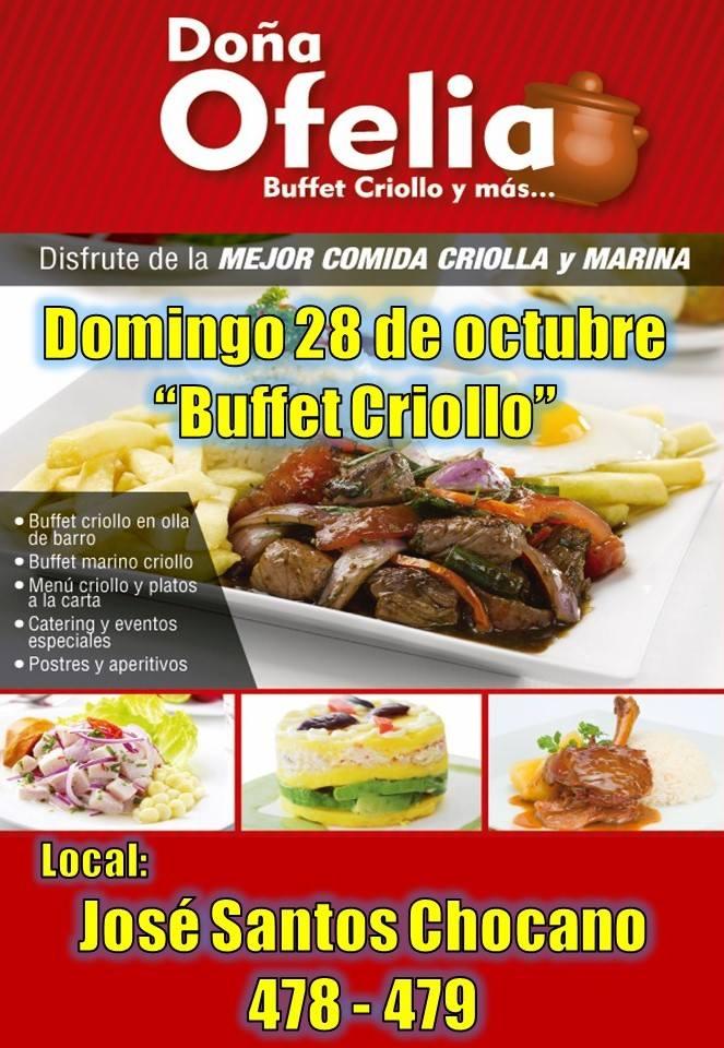 Buffet Criollo Doña Ofelia restaurant, Rimac - Restaurant reviews