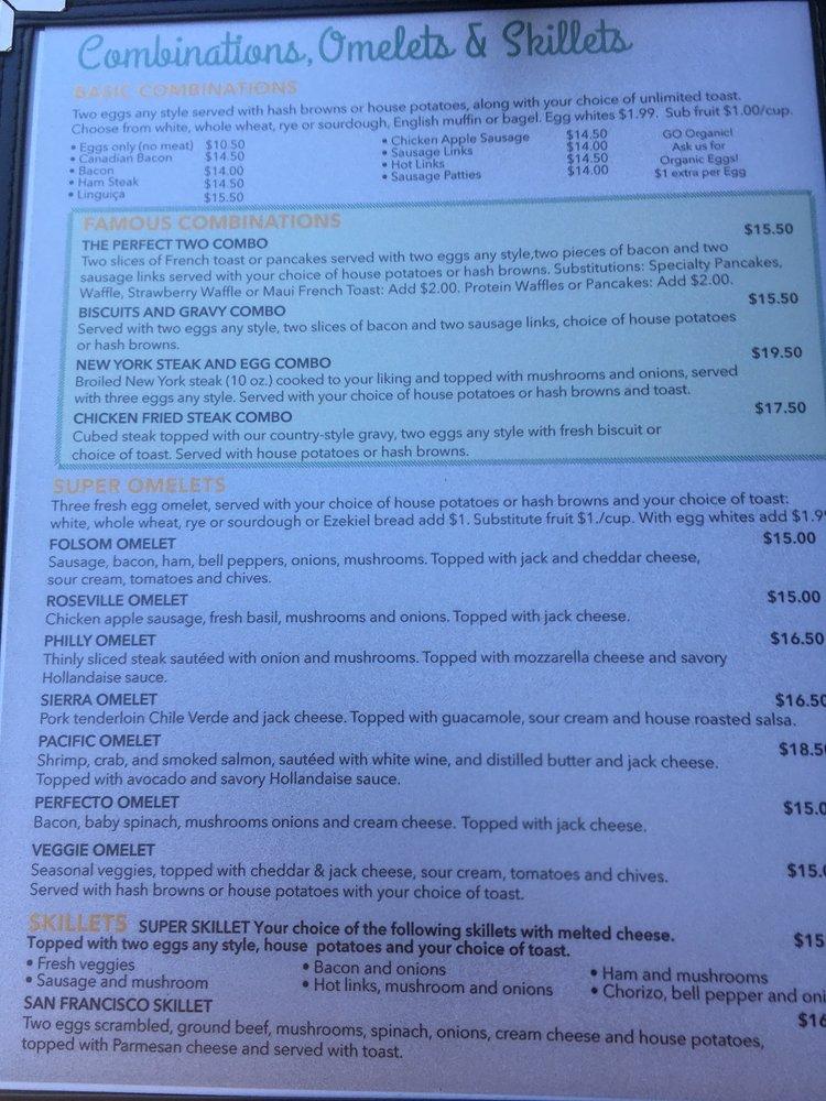 Menu at marios early toast restaurant roseville douglas boulevard ste 7a
