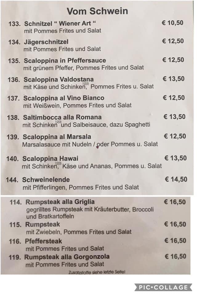 Speisekarte von Pizzeria Portobello, OberOlm