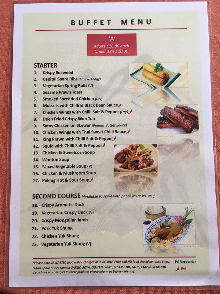 Menu at Golden Mountain Cheltenham Chinese Restaurant, Cheltenham