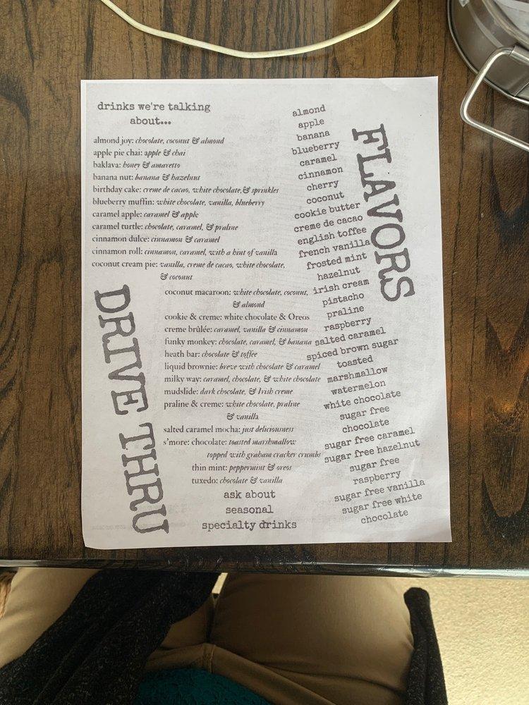 Carta del café Bean, Moberly