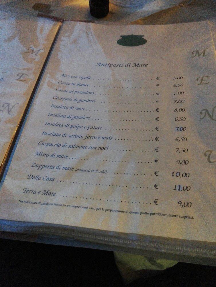 Menu Da Pizzeria Il Castelluccio Paganico