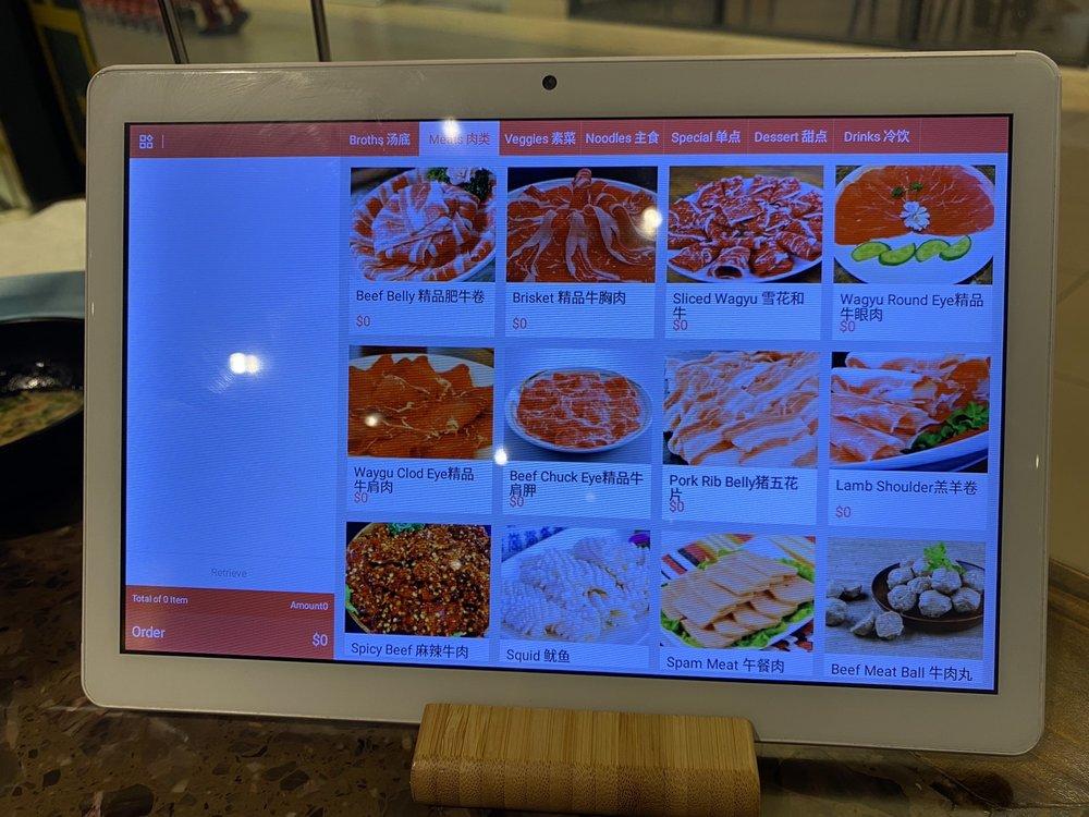 Menu at Hero Hotpot restaurant, South Salt Lake