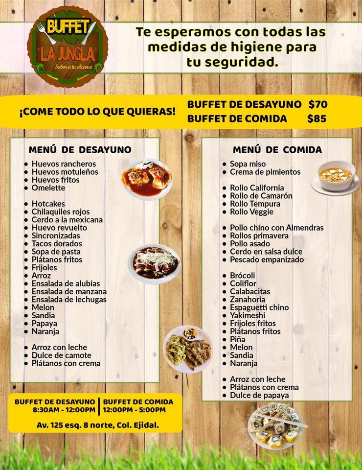 La Jungla Buffet restaurant, Playa del Carmen - Restaurant menu and reviews