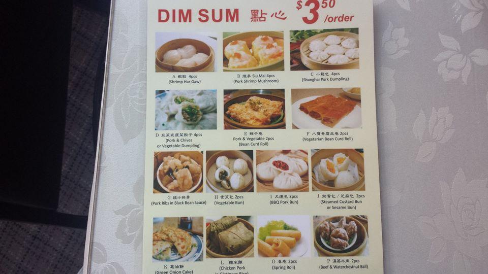 Menu at Yellow River Chinese Restaurant, Kingston