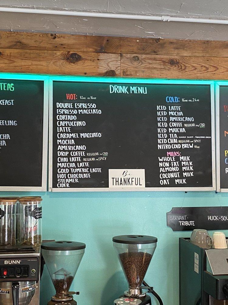 Menu at Cool River Coffee House, Breckenridge