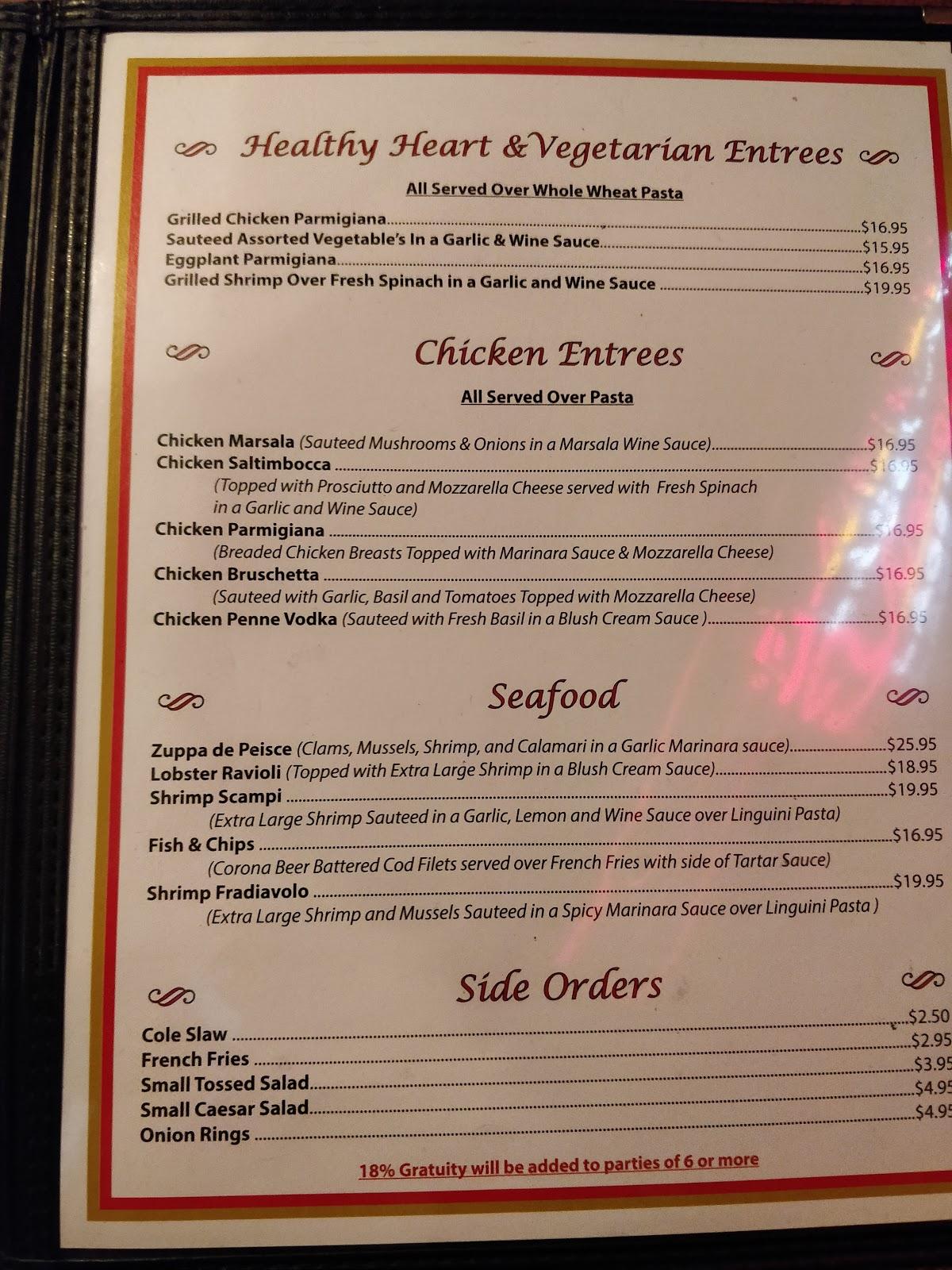 Menu at BlackStone Bar & Grill, Hackettstown