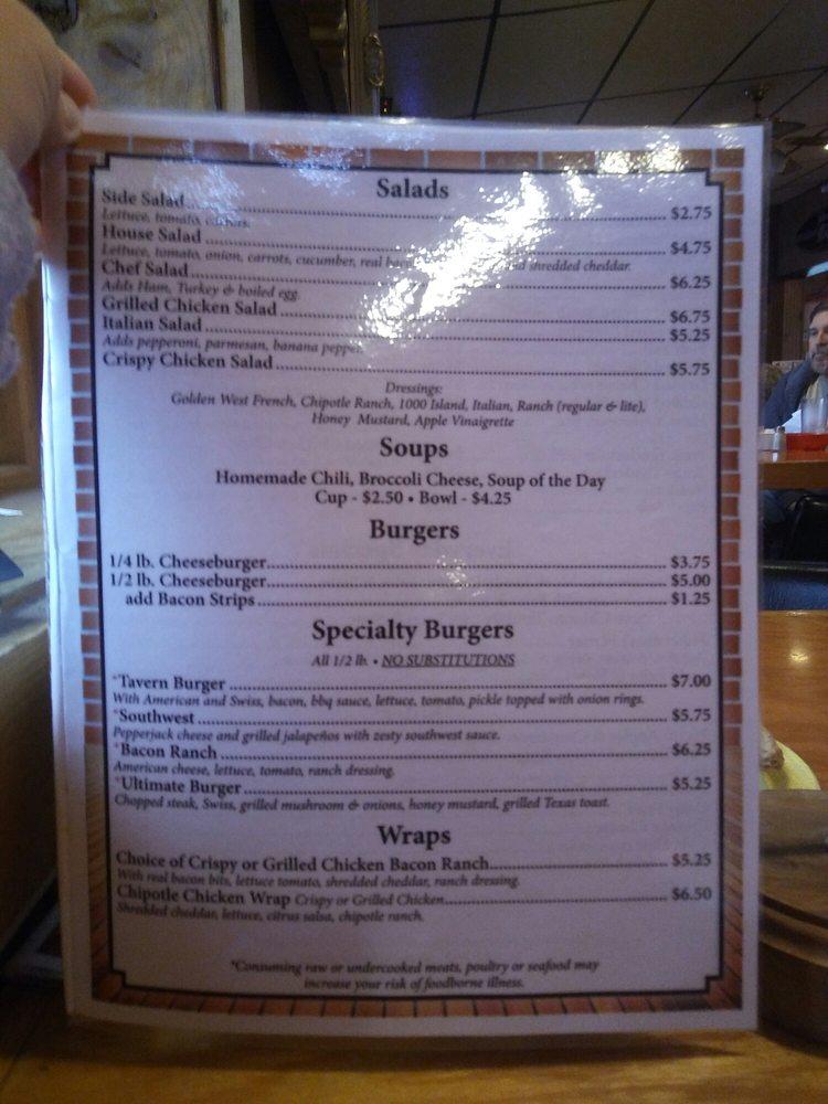 Menu at Home Tavern pub & bar, Logan