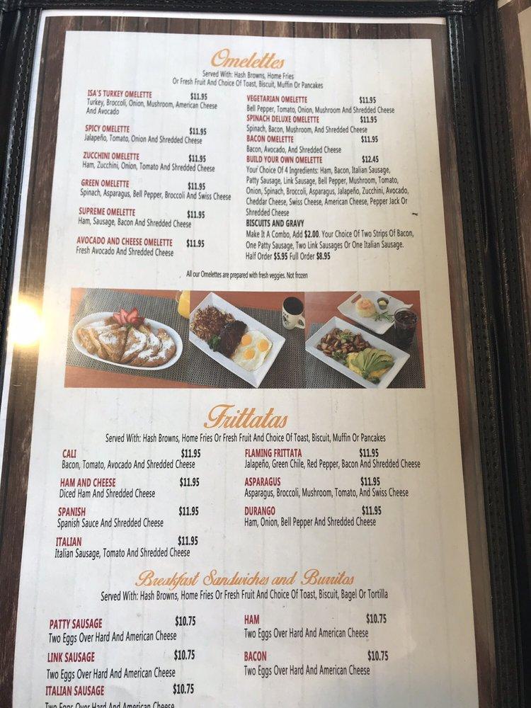 Menu at Franco’s Flapjack Family Restaurant, Poway