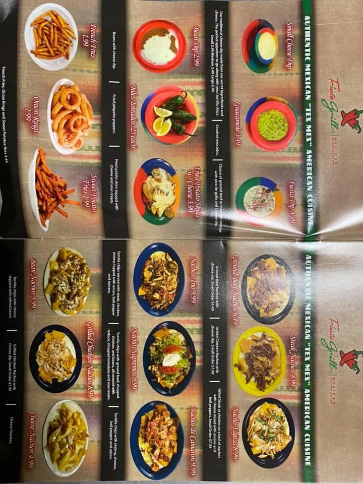 Menu at Fiesta Grill Mexican restaurant & TexMex, Ripley