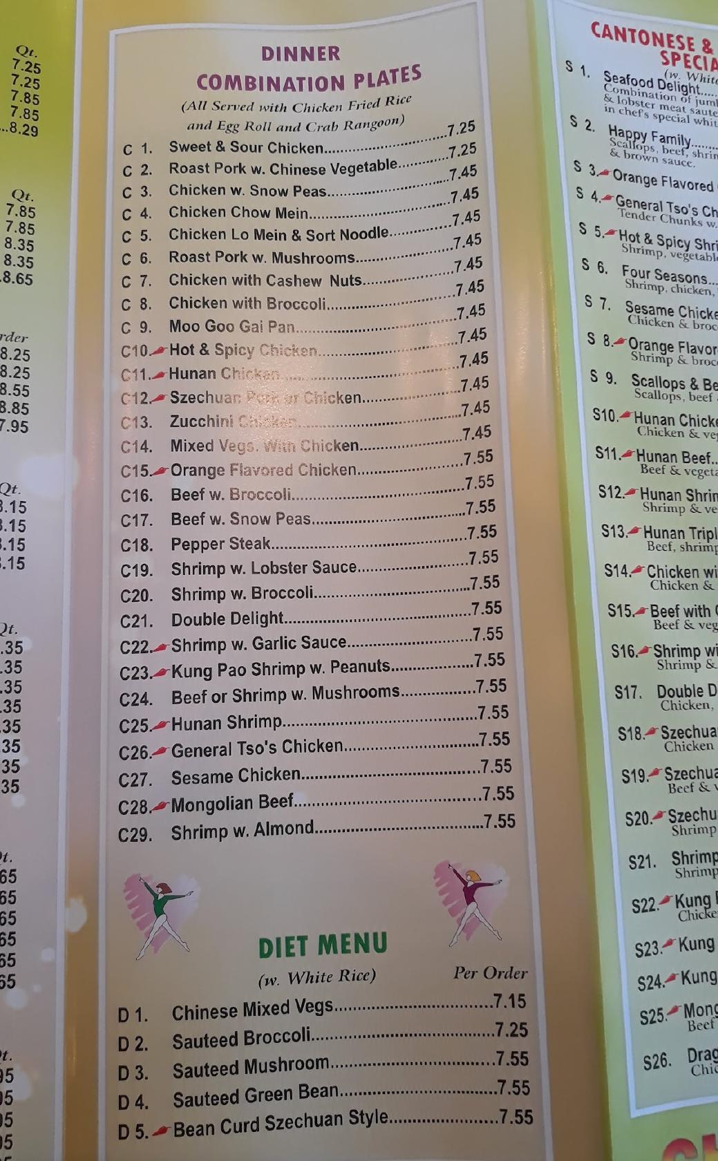 Menu at China One restaurant, Blue Springs, MO-7