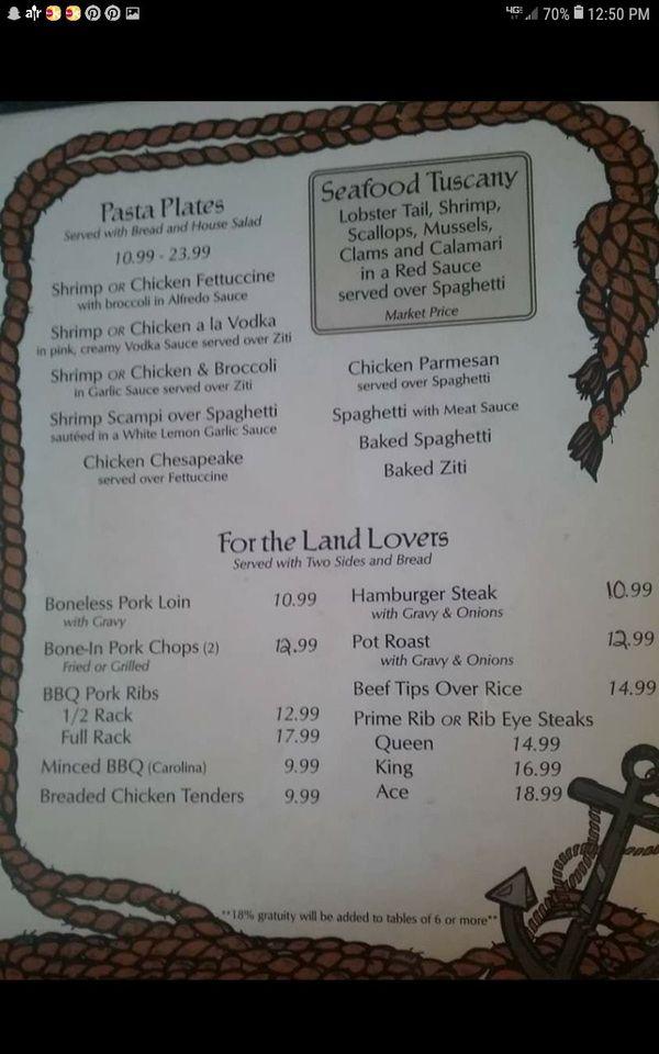 Menu at Copper Kettle Restaurant, Boydton