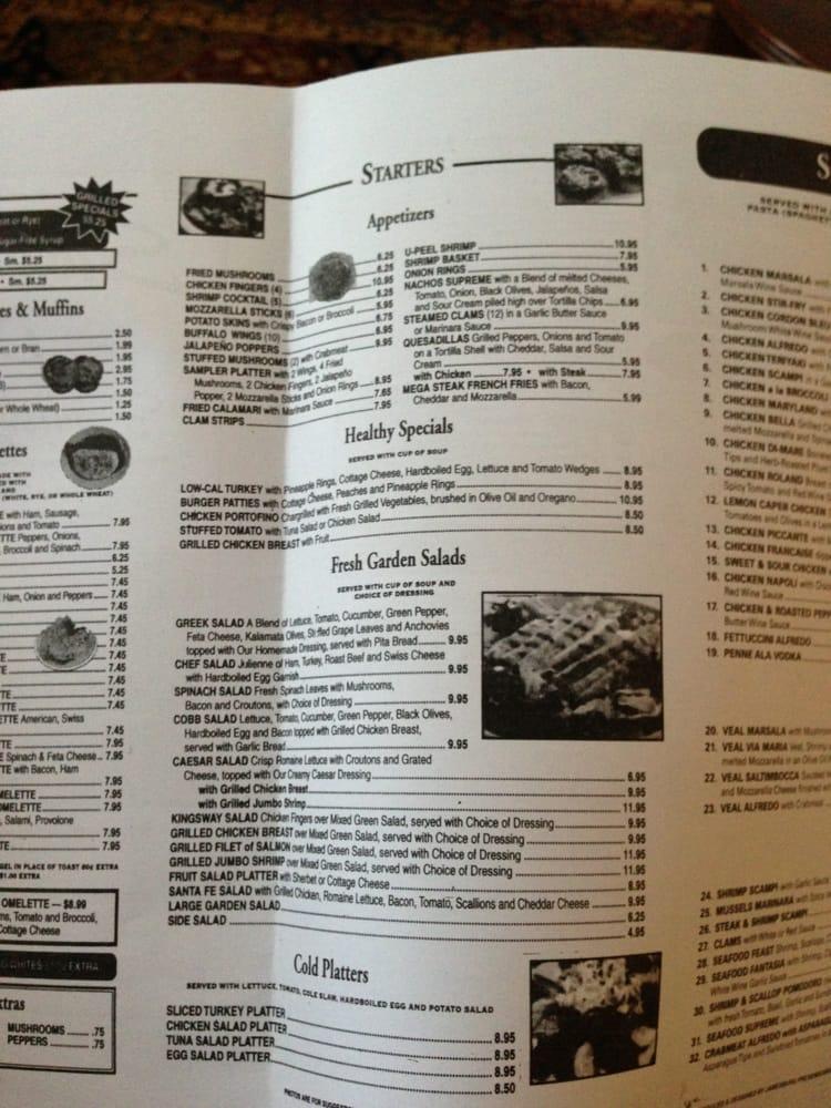 Menu at Swedesboro Diner restaurant, Swedesboro