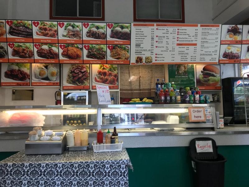 Menu at Alakea Steak restaurant, Honolulu