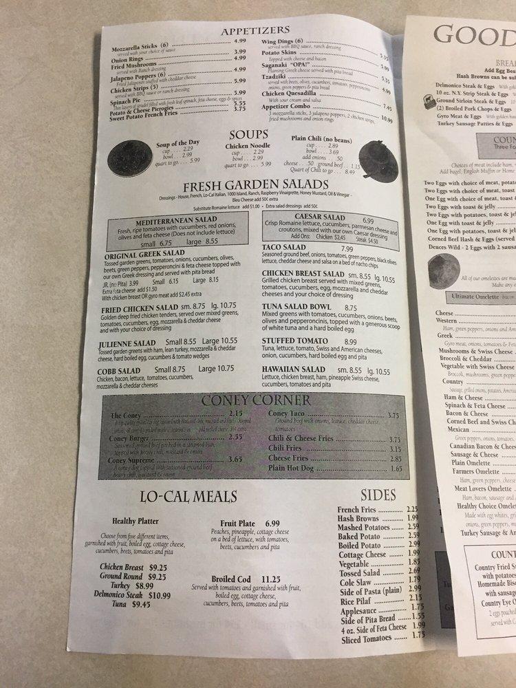 Menu at Village Grill of Farmington Hills restaurant, Farmington Hills