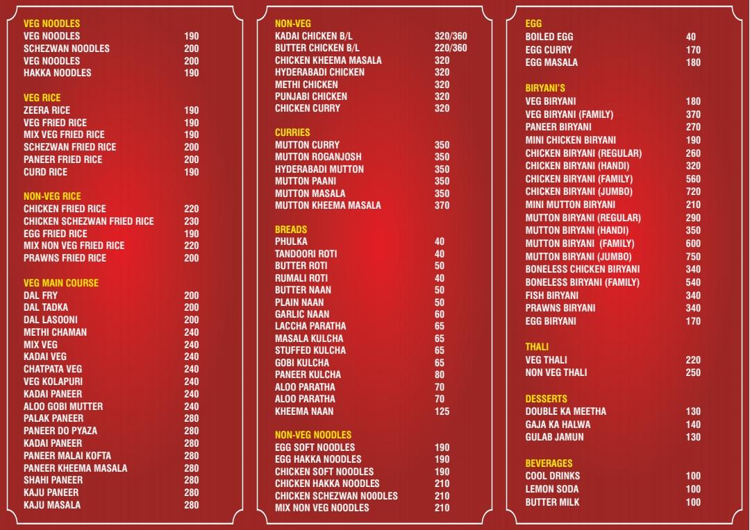 Menu At Kitchen24 Hyderabad   R8a4 Kitchen24 Menu 2021 09 