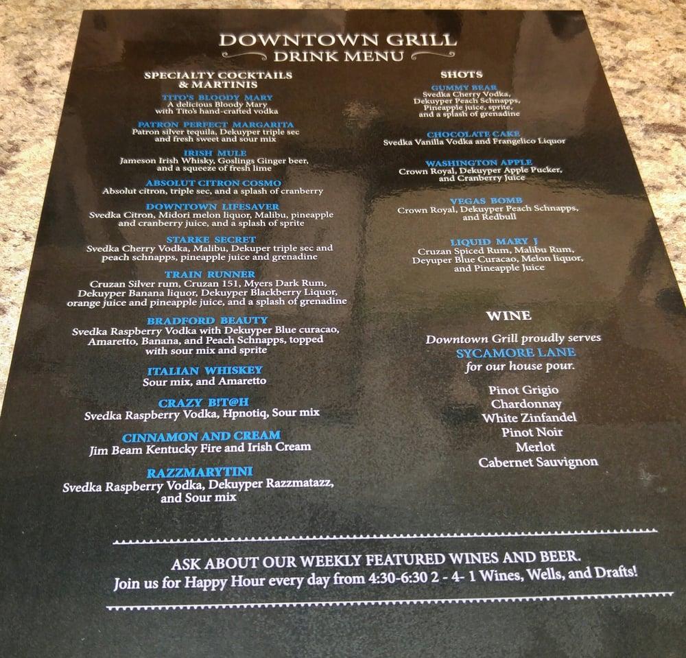 R8a6 The Downtown Grill Menu 2022 09 