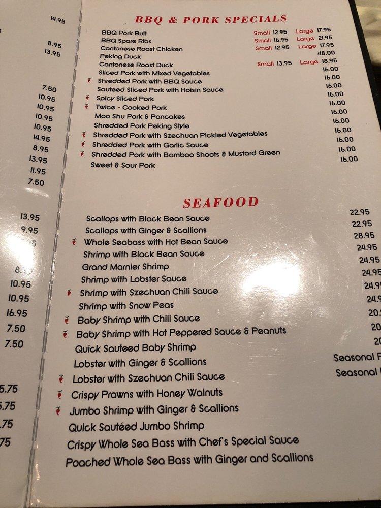 Menu at Pig Heaven BBQ, New York City