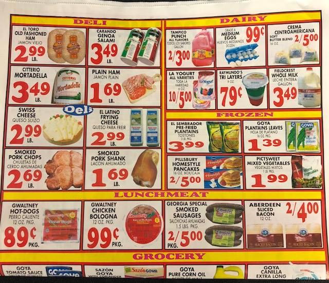 Carta del restaurante Mas por menos Meat Market, Homestead