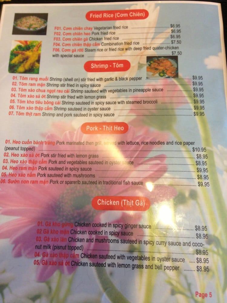 Menu at Golden Bowl Noodle House restaurant, Broomfield