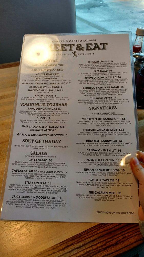 Menu at Meet & Eat restaurant, Sacramento