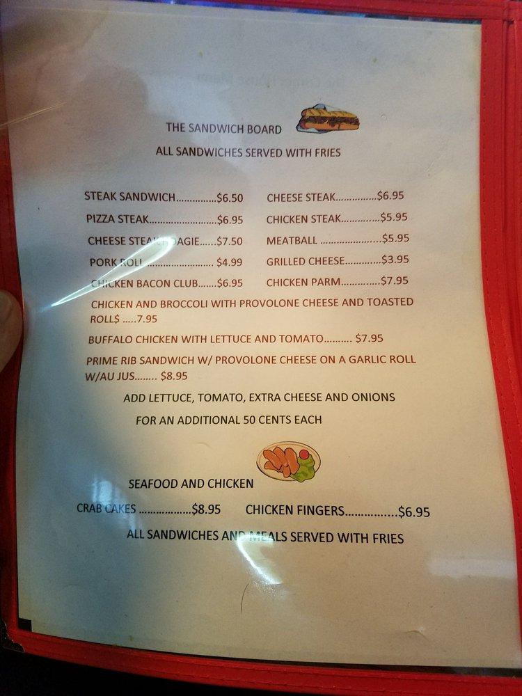 Menu at The Corner House Tavern pub & bar, Mansfield
