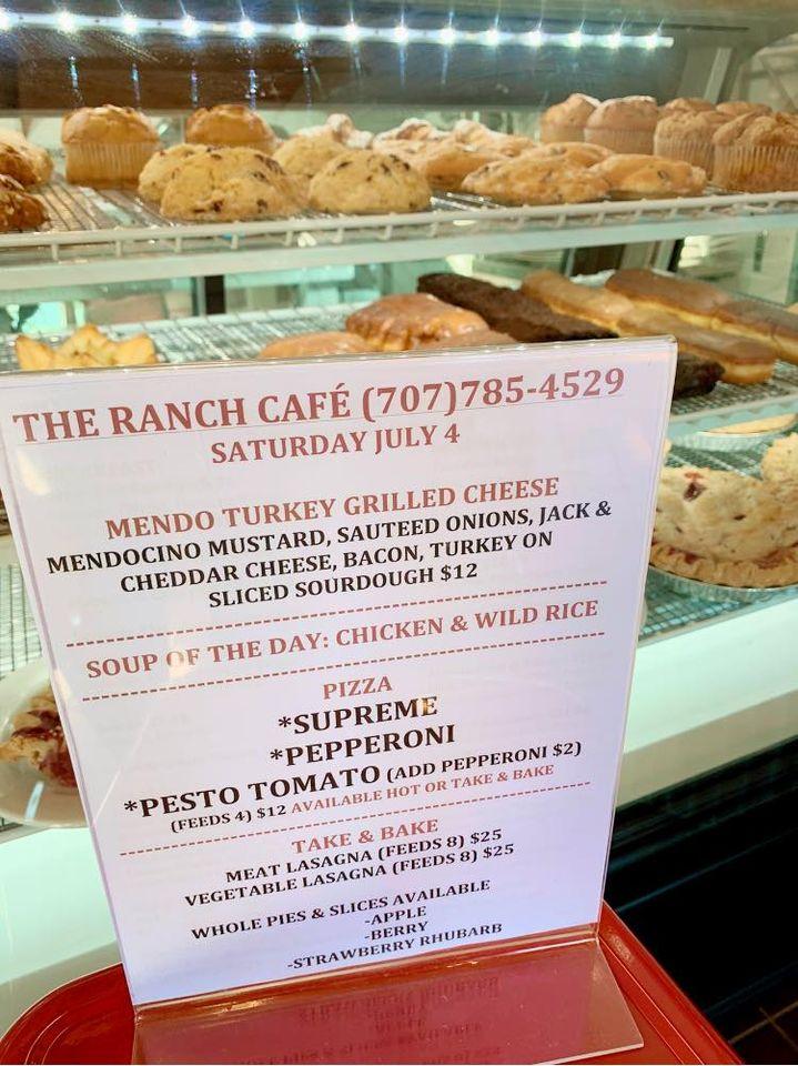 R8aa The Ranch Cafe Menu 