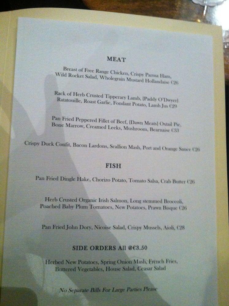 menu-at-chez-hans-restaurant-cashel-moor-ln