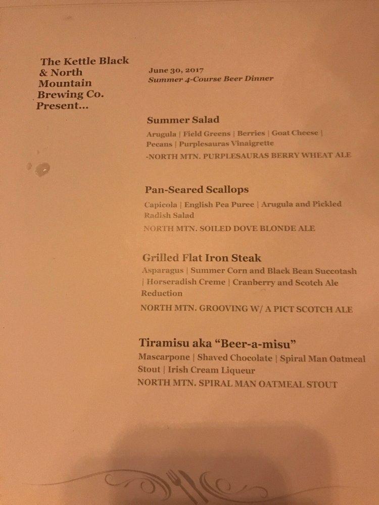 Menu at The Kettle Black Kitchen & Pub, Phoenix