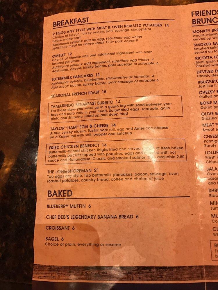 Menu at Coastal Craft Kitchen & Bar, Atlantic City