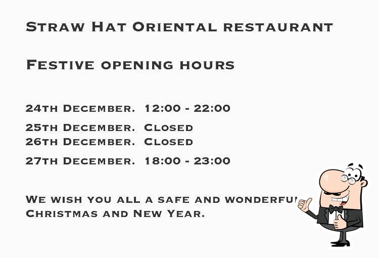 Straw Hat Oriental in Sawbridgeworth Restaurant menu and reviews
