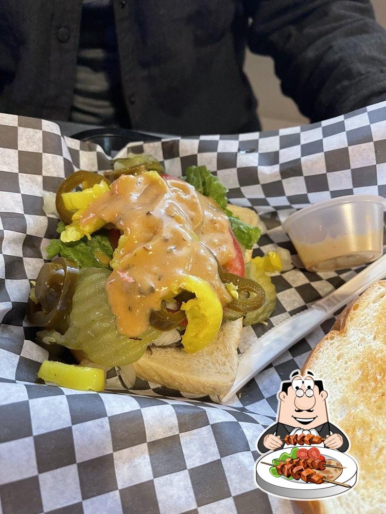 Finish Line Burgers & Brew in Velva Restaurant menu and reviews