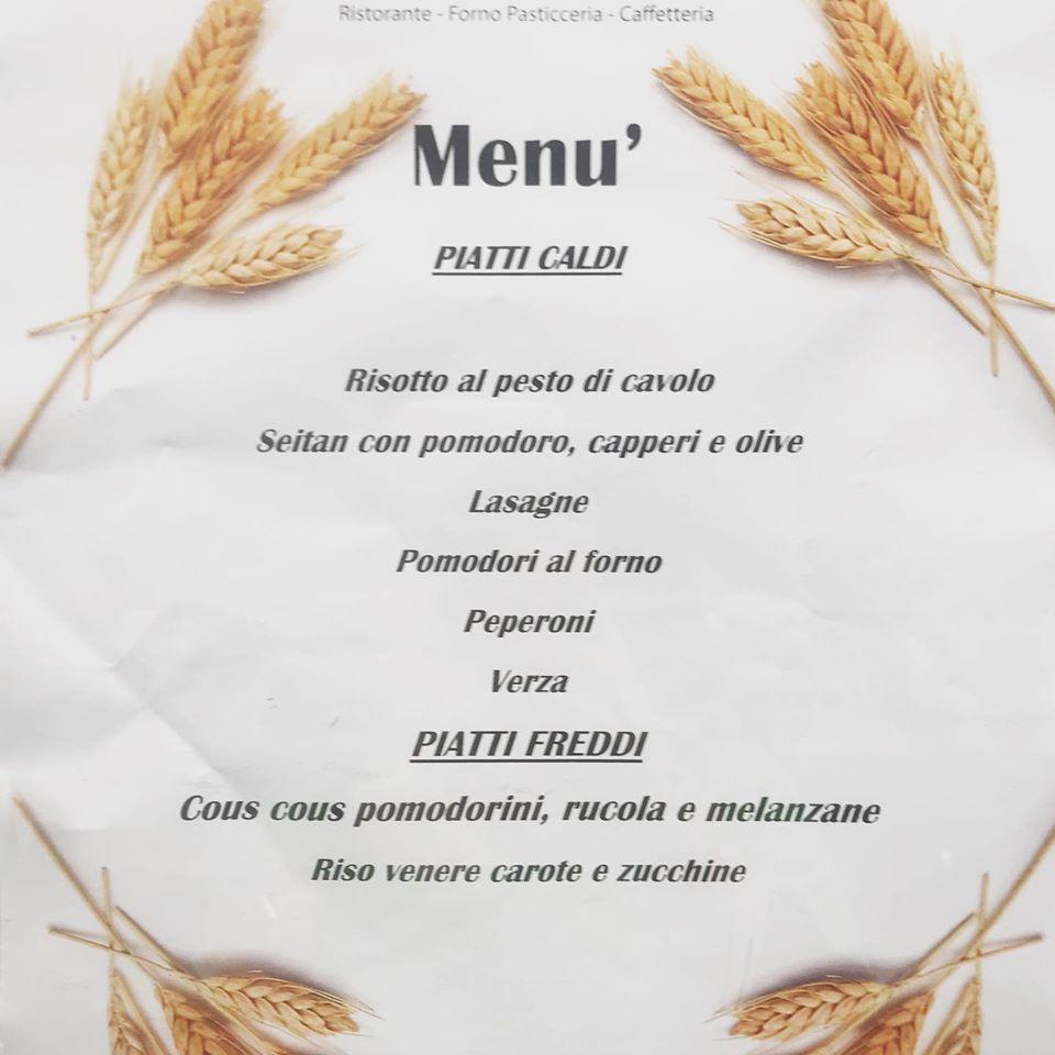 Menu di Coccinella Bio 
