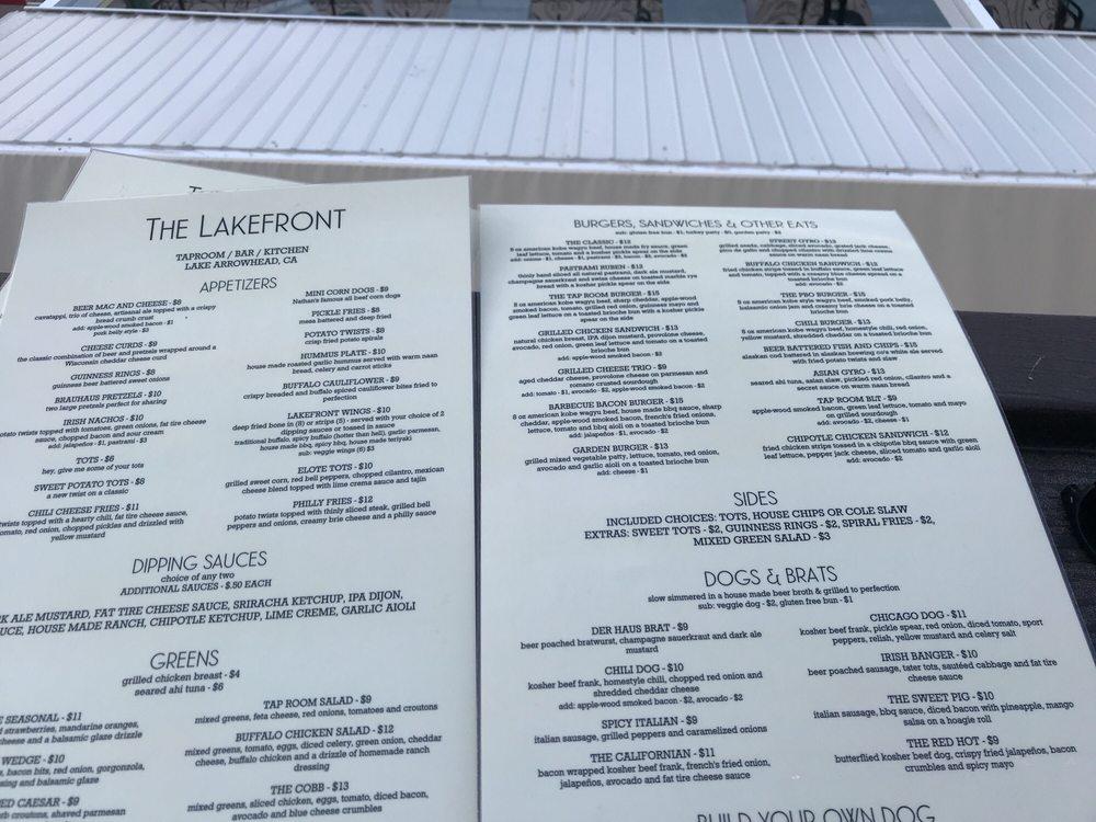 the lakefront tap room bar and kitchen photos