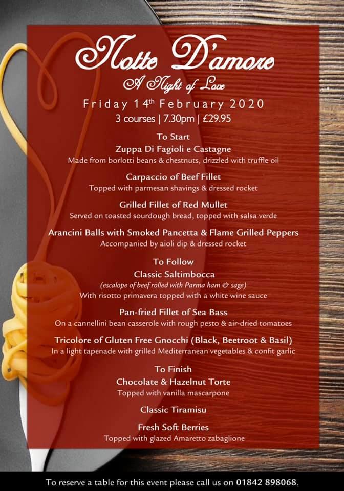 Menu at Elveden Courtyard Shops & Restaurant, Elveden