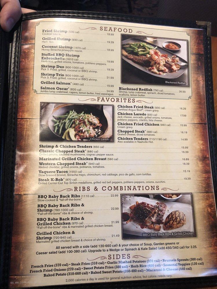 Menu at Saltgrass Steak House steakhouse, Webster, Gulf Fwy