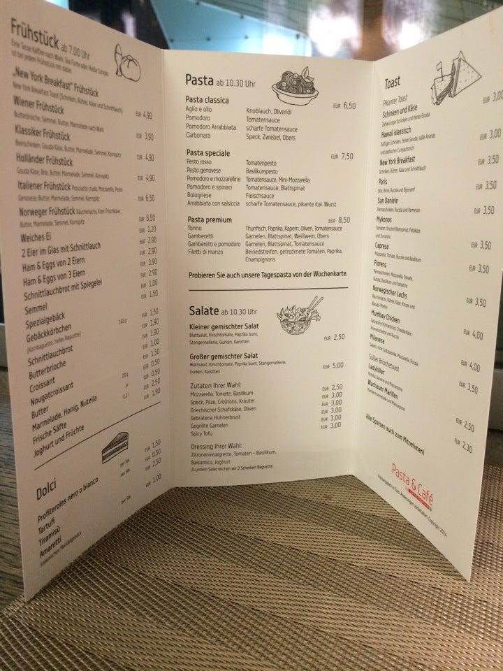 Menu at Pasta & Cafe by Interspar Wien Mitte The Mall, Vienna