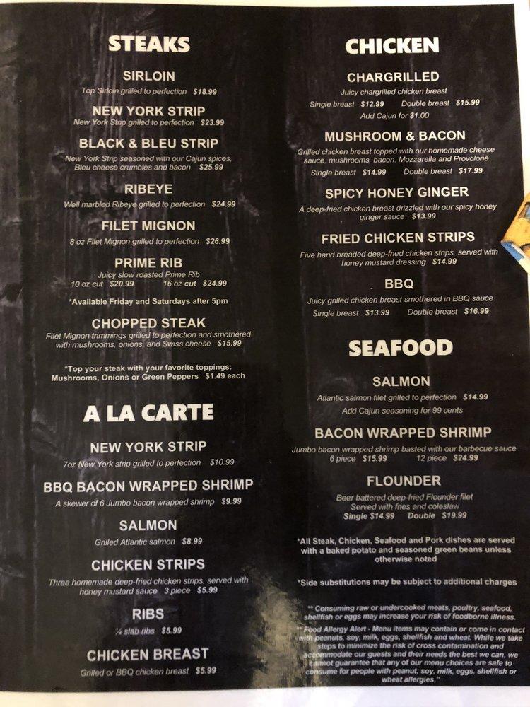 Menu at Huntington Ale House pub & bar, Huntington